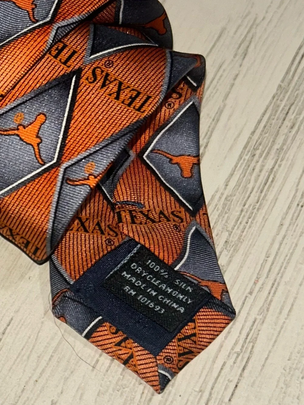 University of Texas UT Longhorn Silk Men's Tie